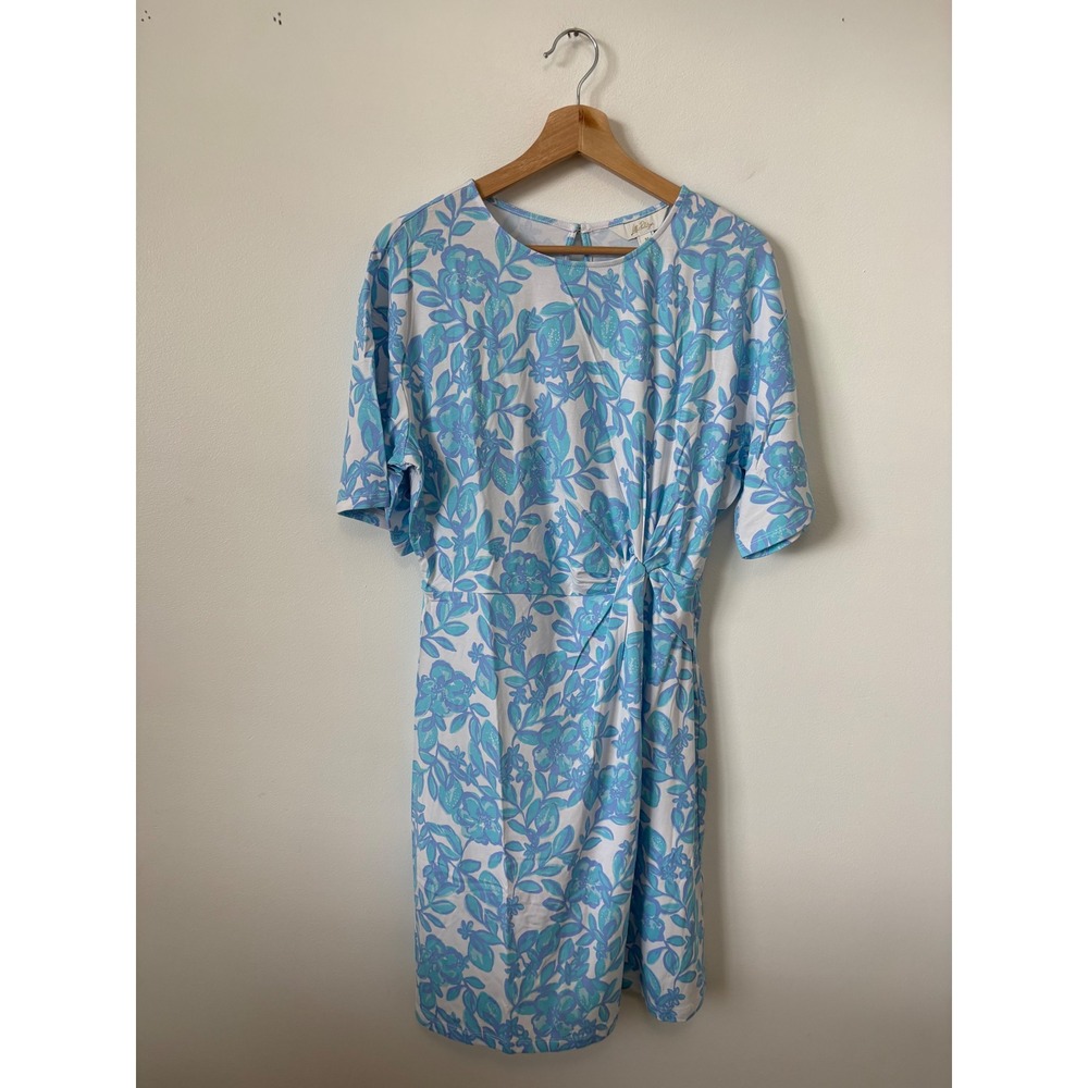 Lilly Pulitzer Shaw Dress – Jacaranda Blue Simply The Zest – Size Medium – NWT - Picture 2 of 7